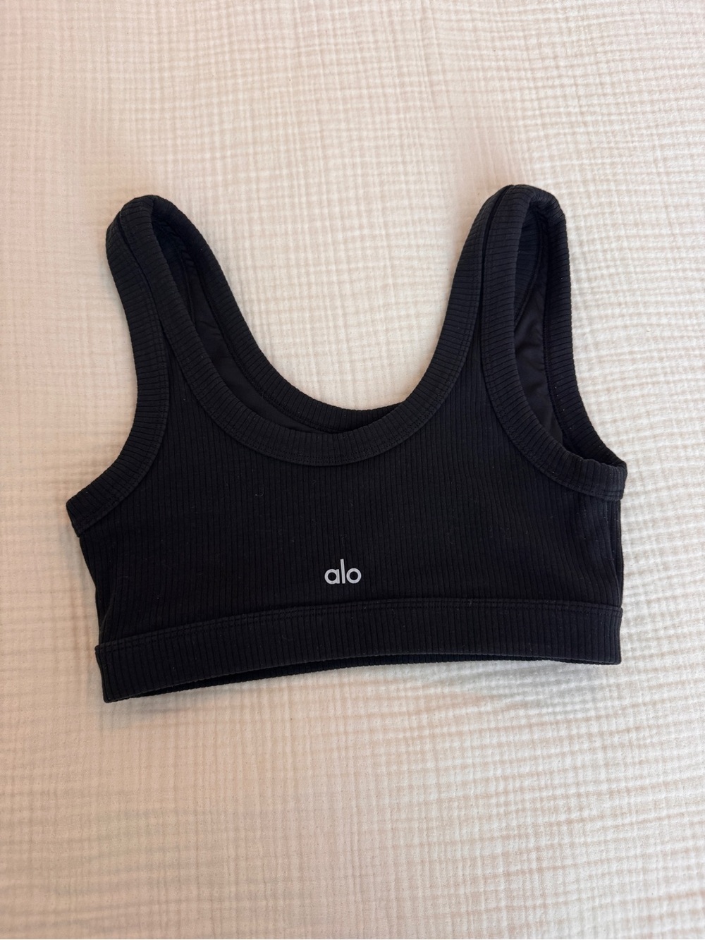 Alo yoga ribbed sports bra